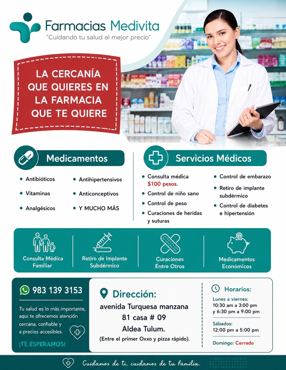 Consultorio y farmacia Medivita Aldea Tulum — 3/3